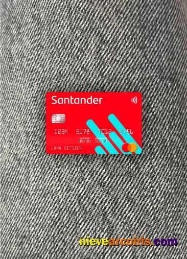 USA Santander Bank mastercard photolook